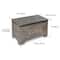 Badger Basket Vintage Gray Solid Wood Rustic Toy Box